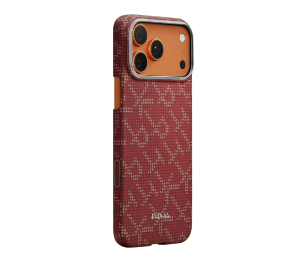 PITAKA Ultra-Slim Case Monogram-Gold/Red iPhone 17 Pro - 1369583 - zdjęcie 3